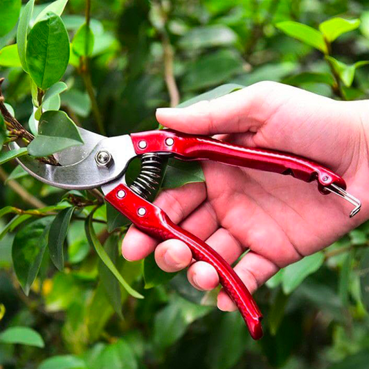 NKTOP Garden Scissors 8" (200mm) – Heavy Duty Pruning Shears
