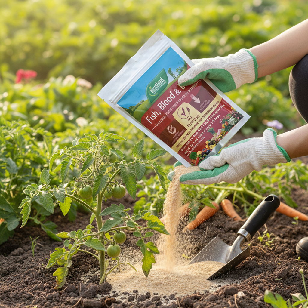 Fish Blood & Bone Fertilizer 1KG – Natural Organic Plant Food