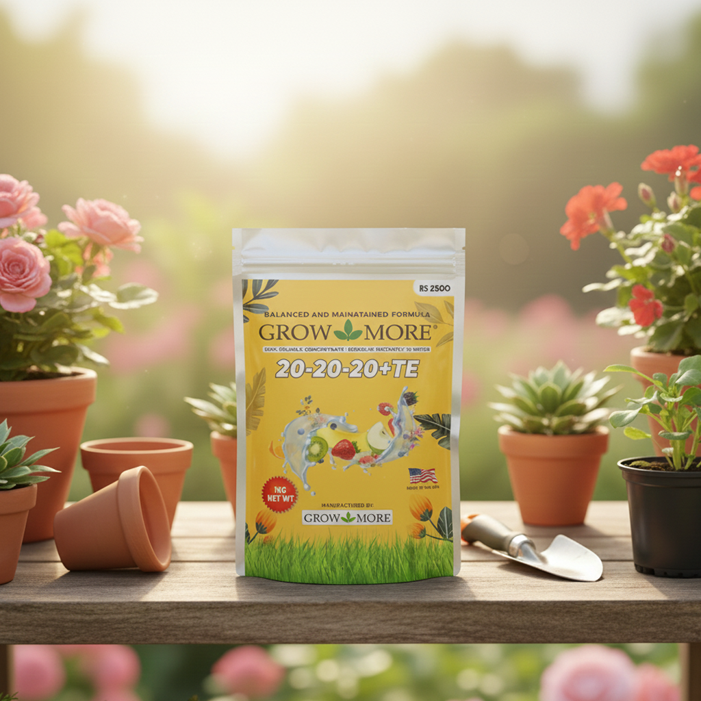 Growmore 20-20-20 + TE (USA Imported) – Complete Water-Soluble Fertilizer