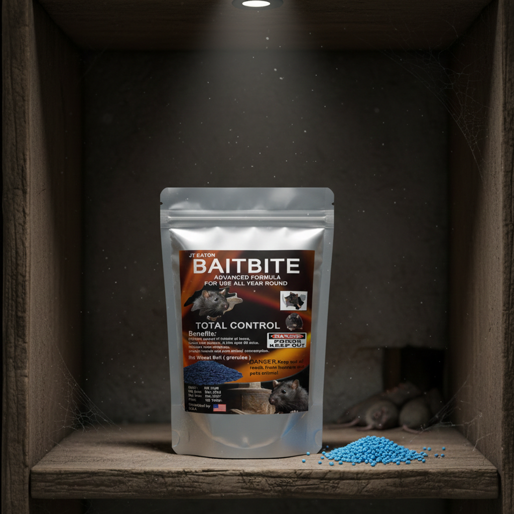 BAITBITE Rat Wheat Bait 500g – Advanced Formula for Total Rodent Control