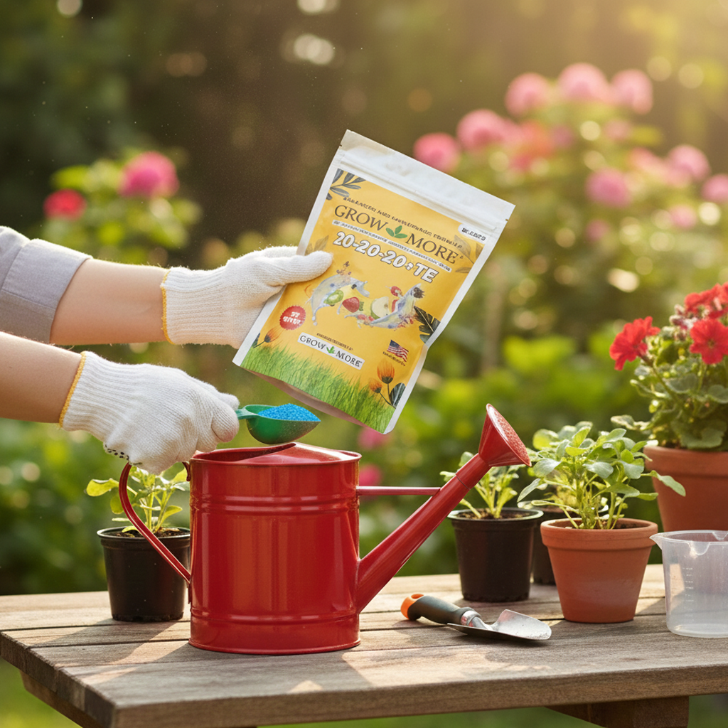 Growmore 20-20-20 + TE (USA Imported) – Complete Water-Soluble Fertilizer