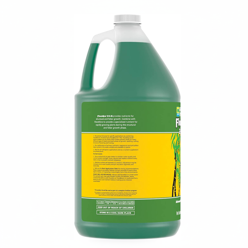 General Hydroponics FloraGro – 1 Gallon (3.79 L)