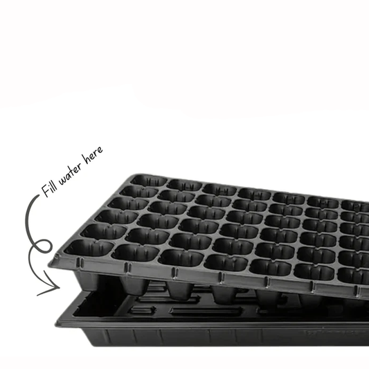 Bottom Seedling Tray (PACK OF 1) – Leak-Proof Base Tray for Seedling & Nursery Use