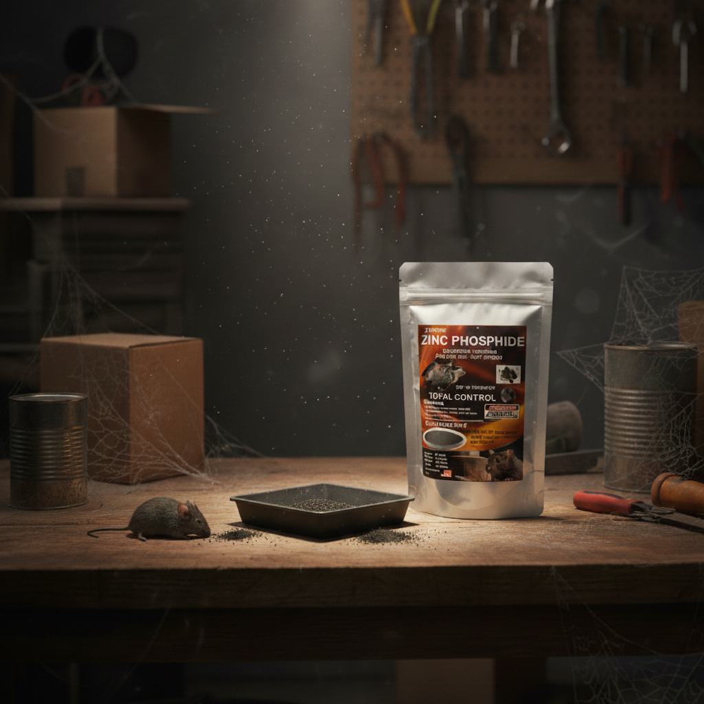 Zinc Phosphide Rat Control Powder 100g – Advanced Formula for Total Rodent Control