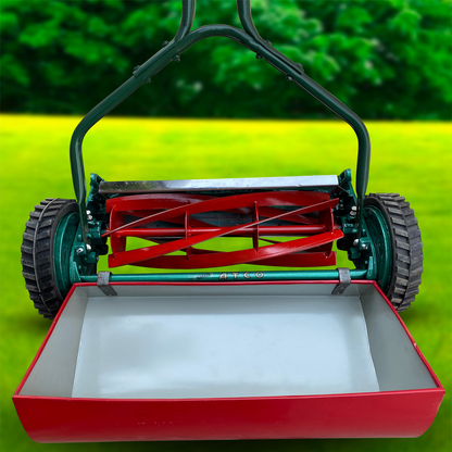 Manual Lawn Mower Machine 16" – Hand Push Grass Cutter