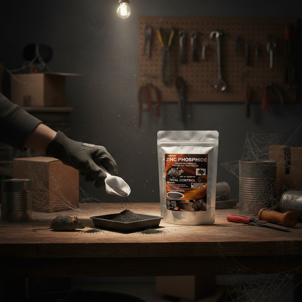 Zinc Phosphide Rat Control Powder 100g – Advanced Formula for Total Rodent Control