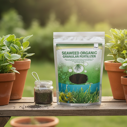 Seaweed Granules 500g – Natural Plant Growth Booster & Soil Conditioner
