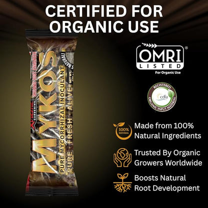 MYKOS Pure Mycorrhizal Inoculant – 100 g Root Enhancer