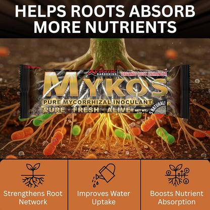 MYKOS Pure Mycorrhizal Inoculant – 100 g Root Enhancer