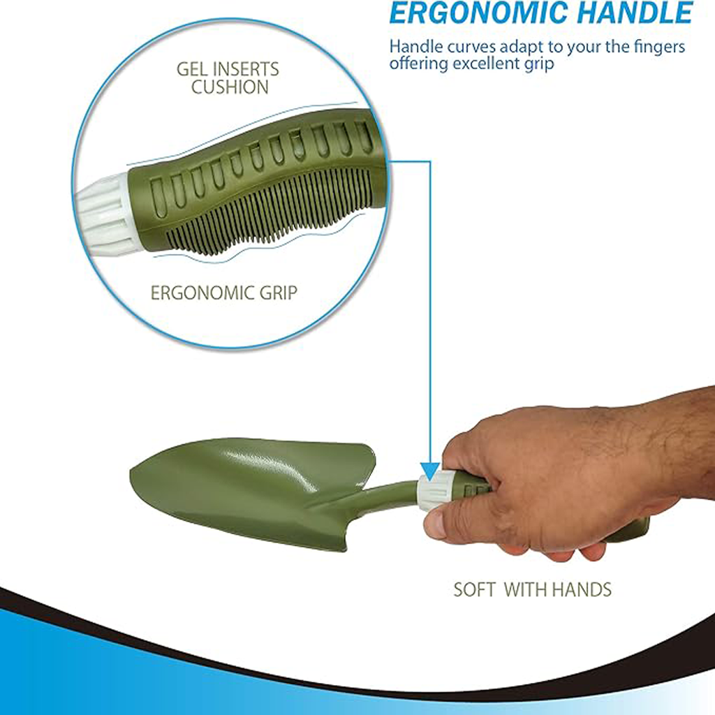 Carbon Steel Heavy Duty Hand Shovel – Garden Digging Tool
