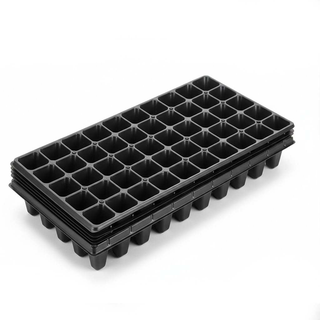 Seedling Tray 50 Holes (Pack of 3) – Reusable Nursery Trays for Seed Starting