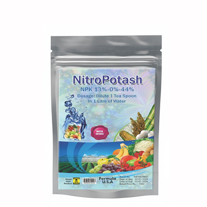 Nito Potash Fertilizer NPK 13-0-44 (500g) – High Potassium Plant Nutrient