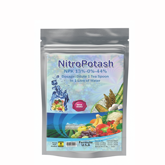 Nito Potash Fertilizer NPK 13-0-44 (500g) – High Potassium Plant Nutrient