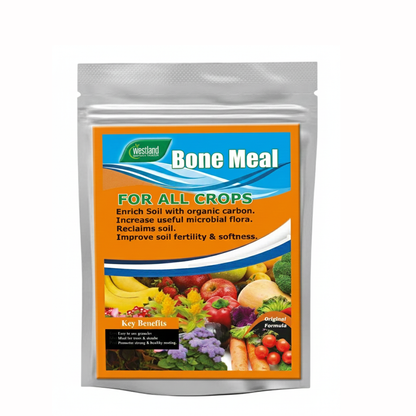 Bone Meal Fertilizer 1KG | Organic Phosphorus-Rich Plant Food