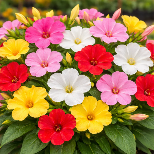 Mirabilis Jalapa Mixed Seeds – Colorful Flower Seeds for Home Gardening