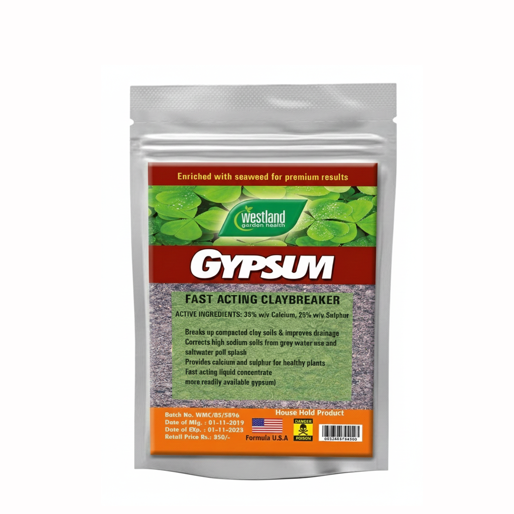 Gypsum Fertilizer 500g | Calcium & Sulphur Soil Conditioner