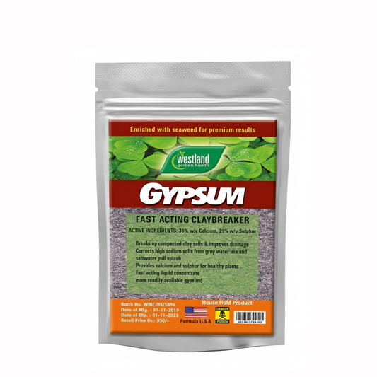 Gypsum Fertilizer 500g | Calcium & Sulphur Soil Conditioner