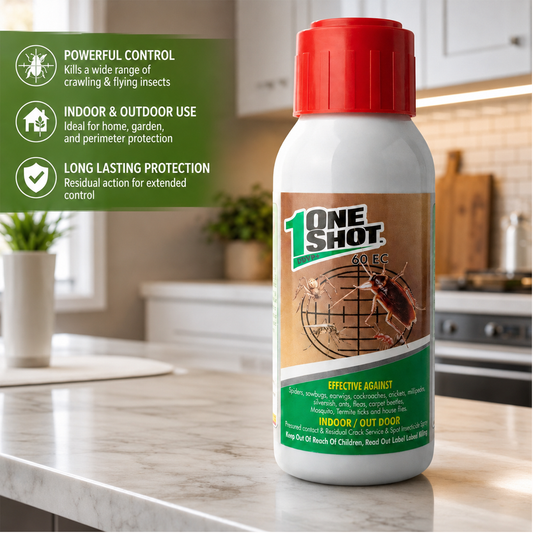 One Shot DDVP EC 60 – Powerful Insect Control Solution (100ml–1000ml)