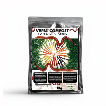 Vermicompost 1Kg – 100% Organic Natural Plant Fertilizer