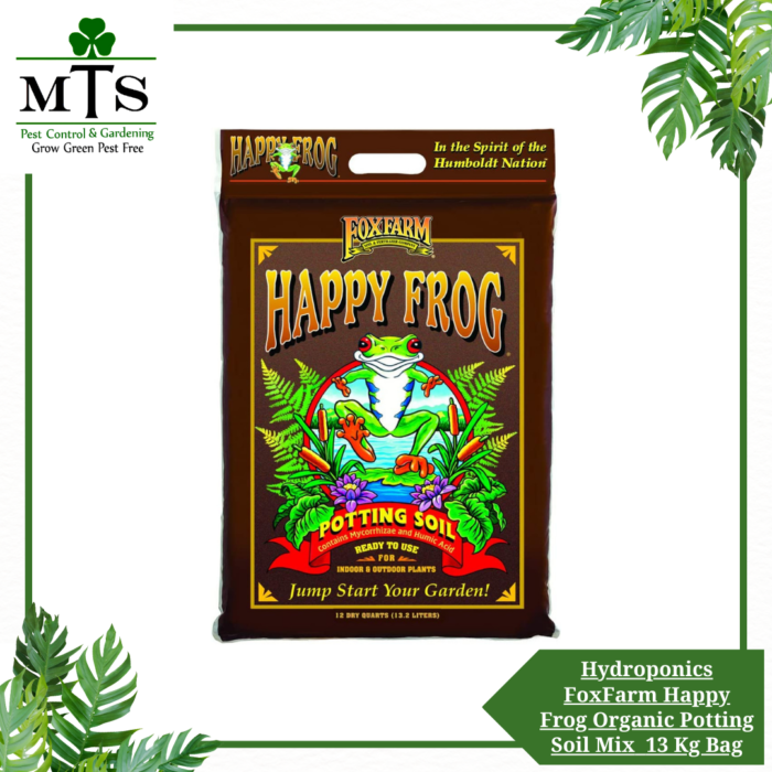 Hydroponics FoxFarm Happy Frog Organic Potting Soil Mix Indoor Outdoor Garden Plants Approx