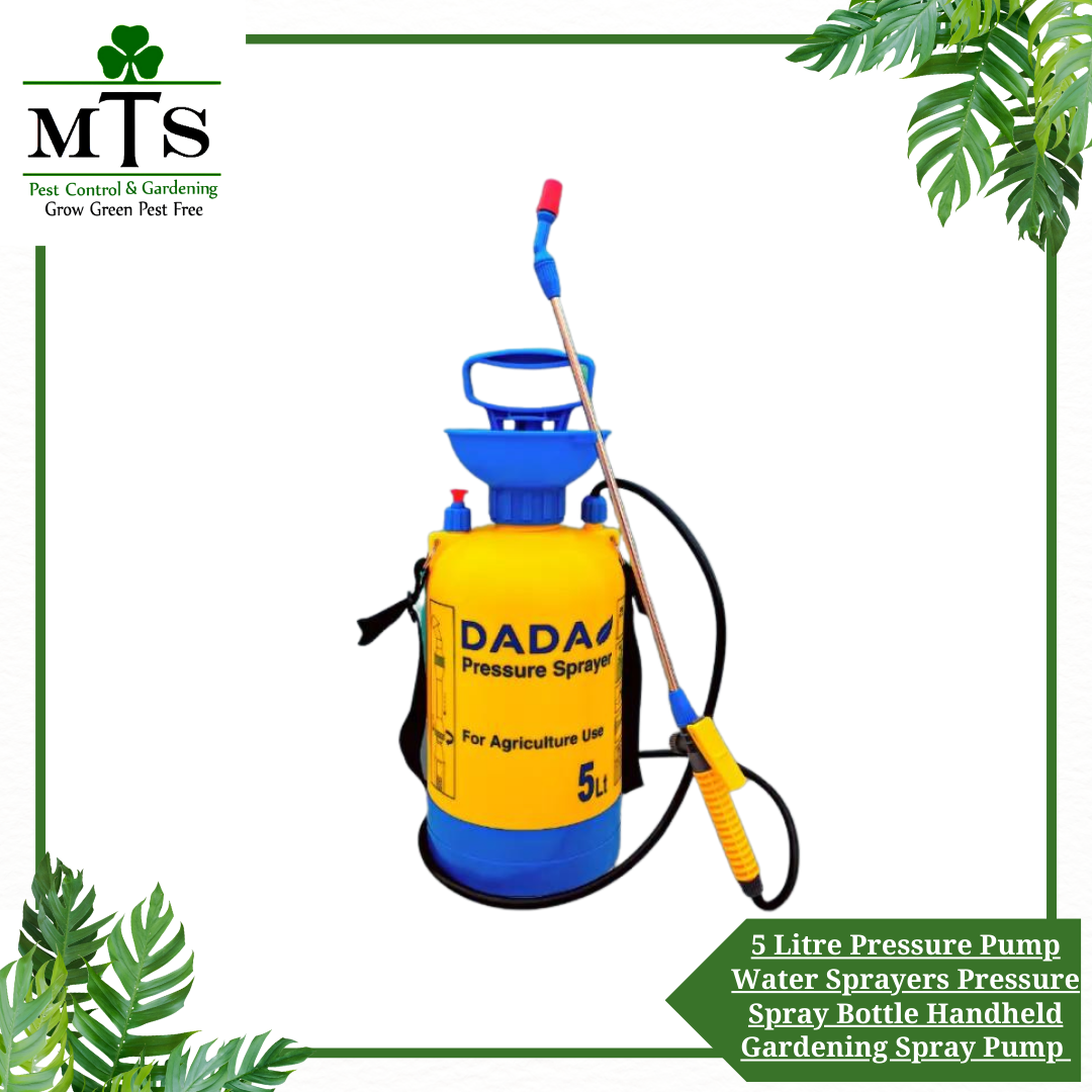 5 Litre Pressure Pump Water Sprayers - Pressure Spray Bottle - Handheld Garden Sprayer - Garden Watering Sprayer - Gardening Spray Pump Tool