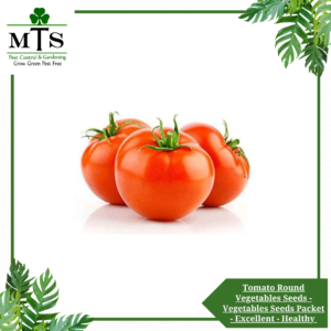 Tomato Round (Timater) Vegetables Seeds - Vegetables Seeds Packet - Excellent Germination - Healthy Vegetable